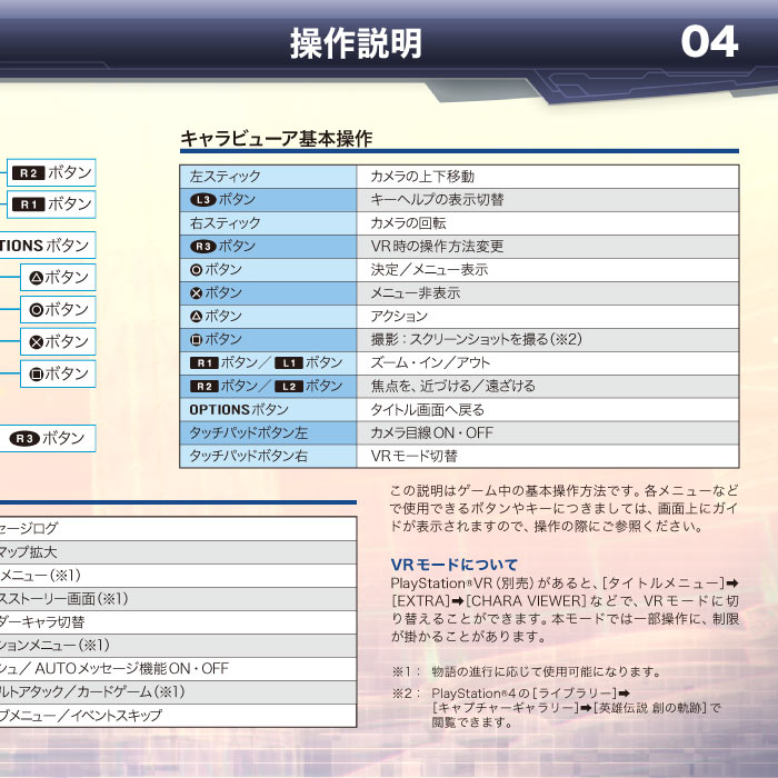 Ps4 英雄伝説 創の軌跡 マニュアル
