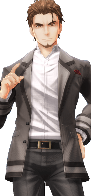 キャラクターイラスト（グラムハート大統領）