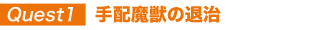 手配魔中の退治